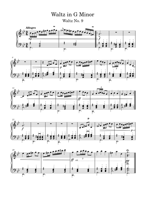 Waltz in G Minor
