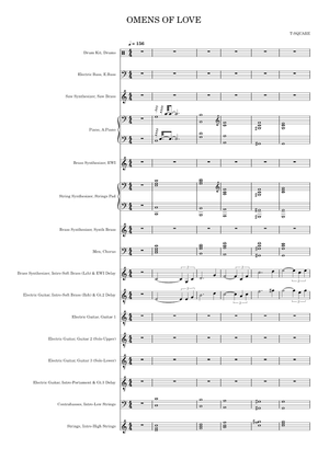 Omens of Love Sheet Music for Trombone, Euphonium, Tuba, Trombone