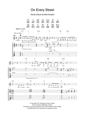 Play Official version of Sultans of swing Sheet Music by Dire