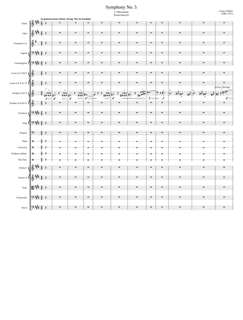 Symphony No. 5, 1st Movement