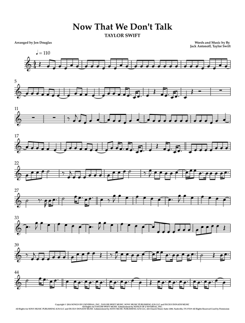 Now That We Don't Talk (Arr. Jen Douglas) - Taylor Swift (Violin Solo)