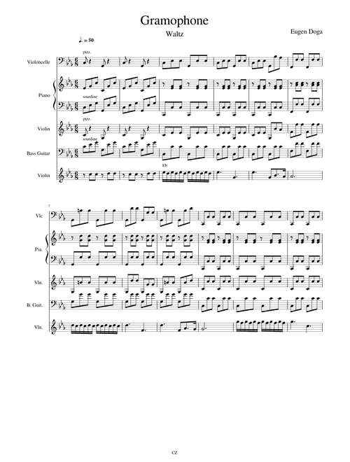 GRAMOPHONE Waltz – Doga Gramophone.SCORE.musescore