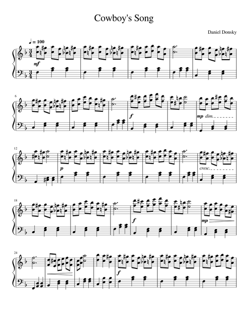 Cowboy's Song