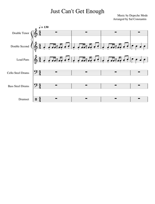 Just can't get enough – Depeche Mode Just Can't Get Enough - Depeche Mode (For Steel Drums)