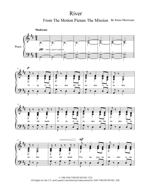 River (Arr. Iván Díaz) - Ennio Morricone (Piano Solo)