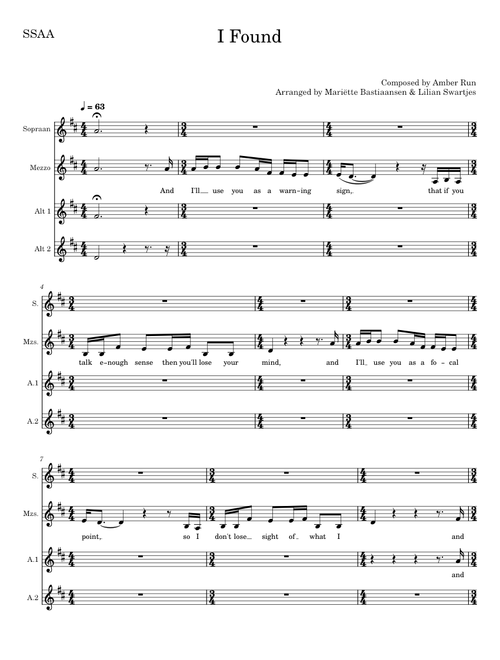 I found – Amber Run