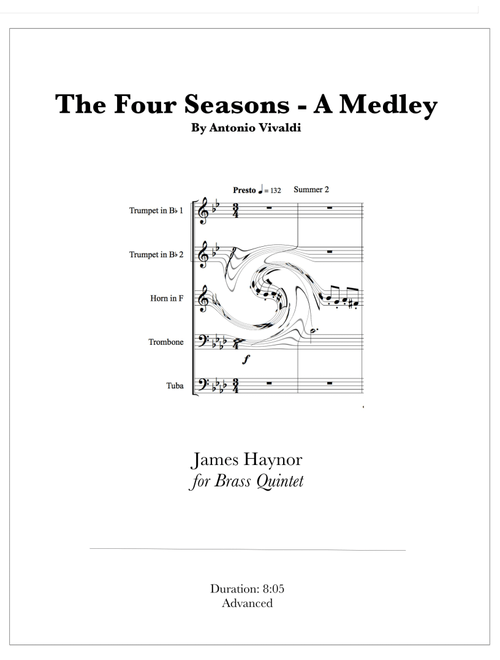 The Four Seasons - A Medley for Brass Quintet (Arr. James Haynor) - Antonio Vivaldi (Brass Ensemble)