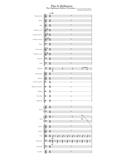 This is halloween – Danny Elfman (Instrumental Arrangement)