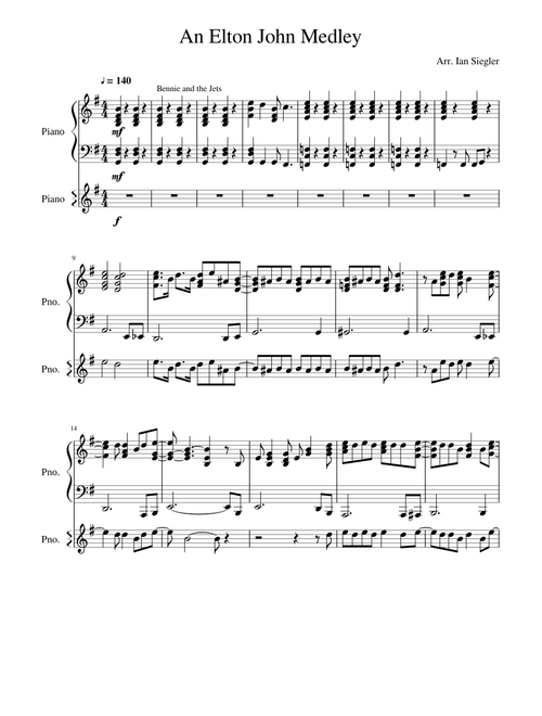 An Elton John Medley