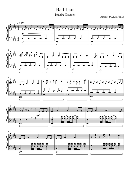Bad Liar- Imagine Dragons