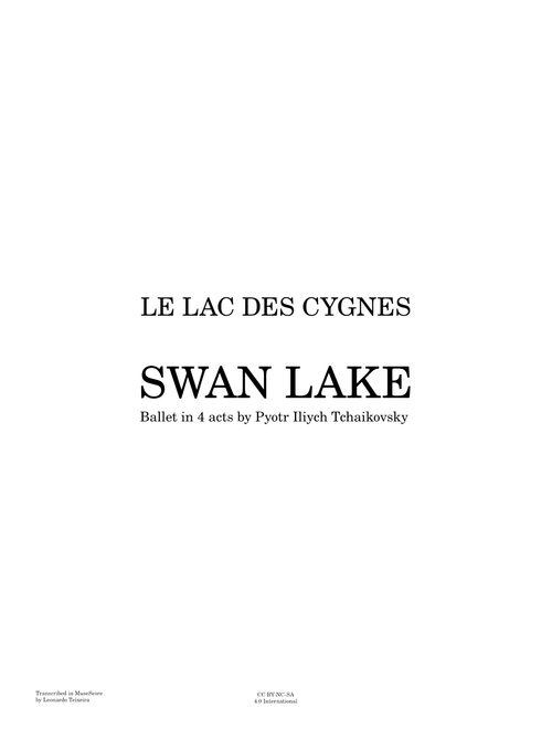 Swan Lake - Complete Ballet - Act 3 - 20a. Russian Dance