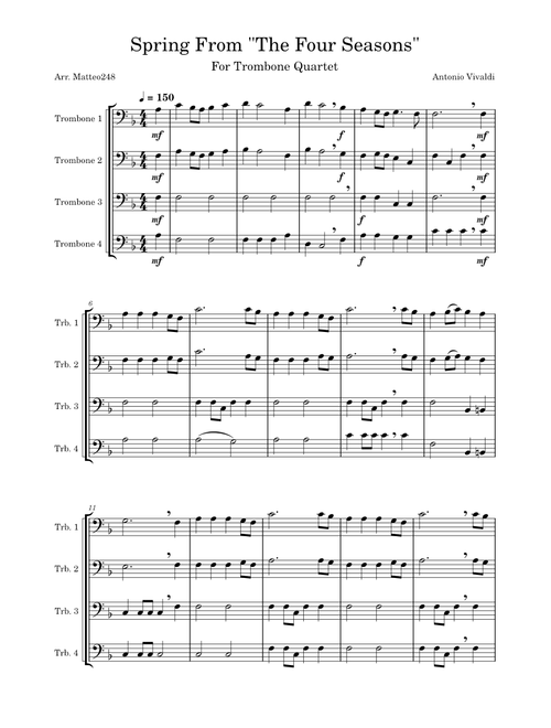 The four seasons - spring – Antonio Vivaldi The four seasons - spring