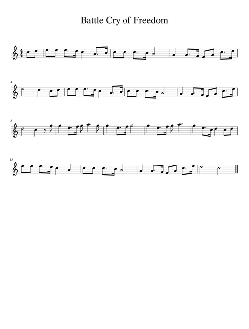 Battle Cry of Freedom