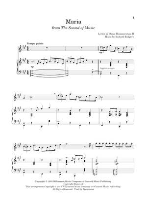 Play Official version of Maria (from The Sound of Music) Sheet