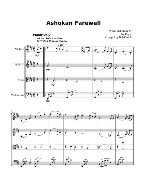 Ashokan Farewell
