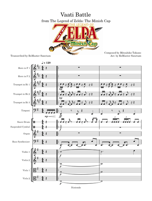Vaati Battle - The Legend of Zelda: The Minish Cap – Mitsuhiko Takano