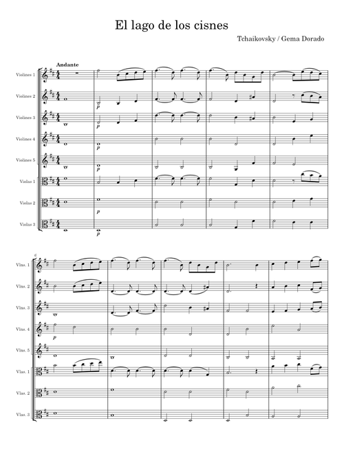 El lago de los cisnes - Pyotr Ilyich Tchaikovsky