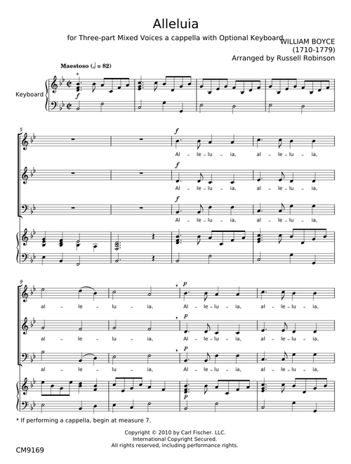 Alleluia - William Boyce