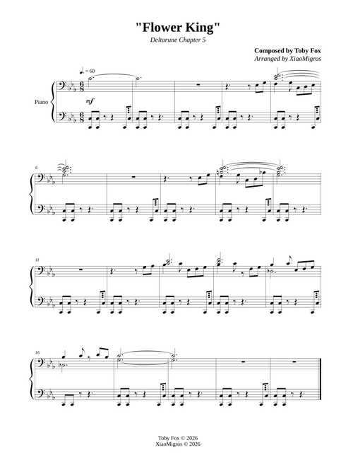Flower King - DELTARUNE Chapter 5