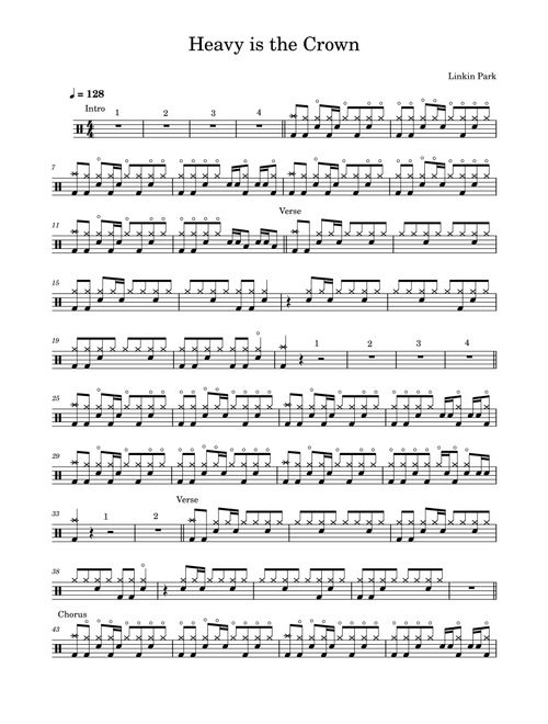 Heavy Is The Crown (Arr. Matěj Diviš) - Linkin Park (Drums)