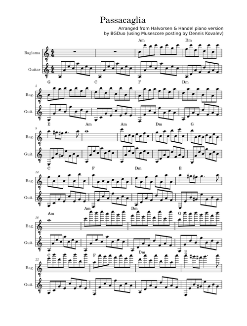 Passacaglia BG duet