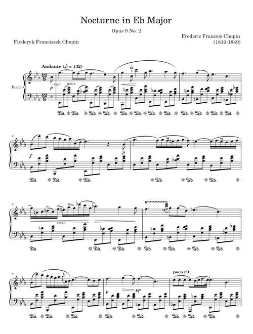Nocturne in Eb Major - Frédéric François Chopin