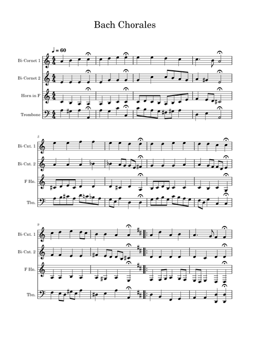 Bach Chorales – Johann Sebastian Bach