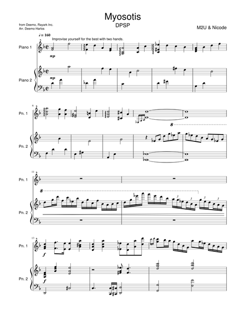 [DPSP] Myosotis - M2U & Nicode