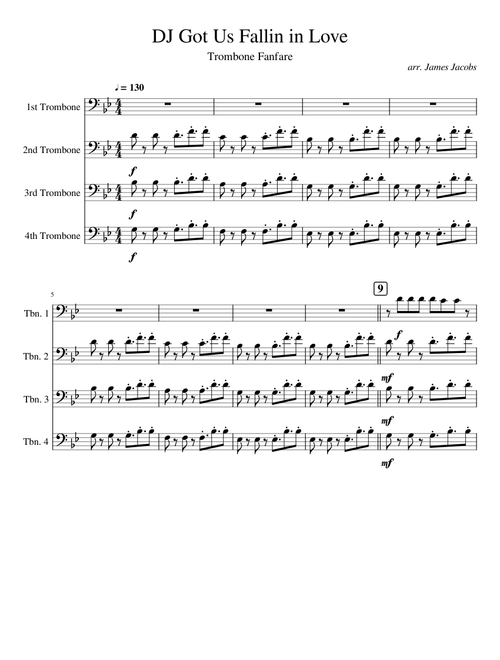 DJ Got Us Fallin in Love / Revenge Trombone Fanfare
