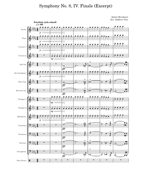 Bruckner Symphony No. 8, Finale Opening