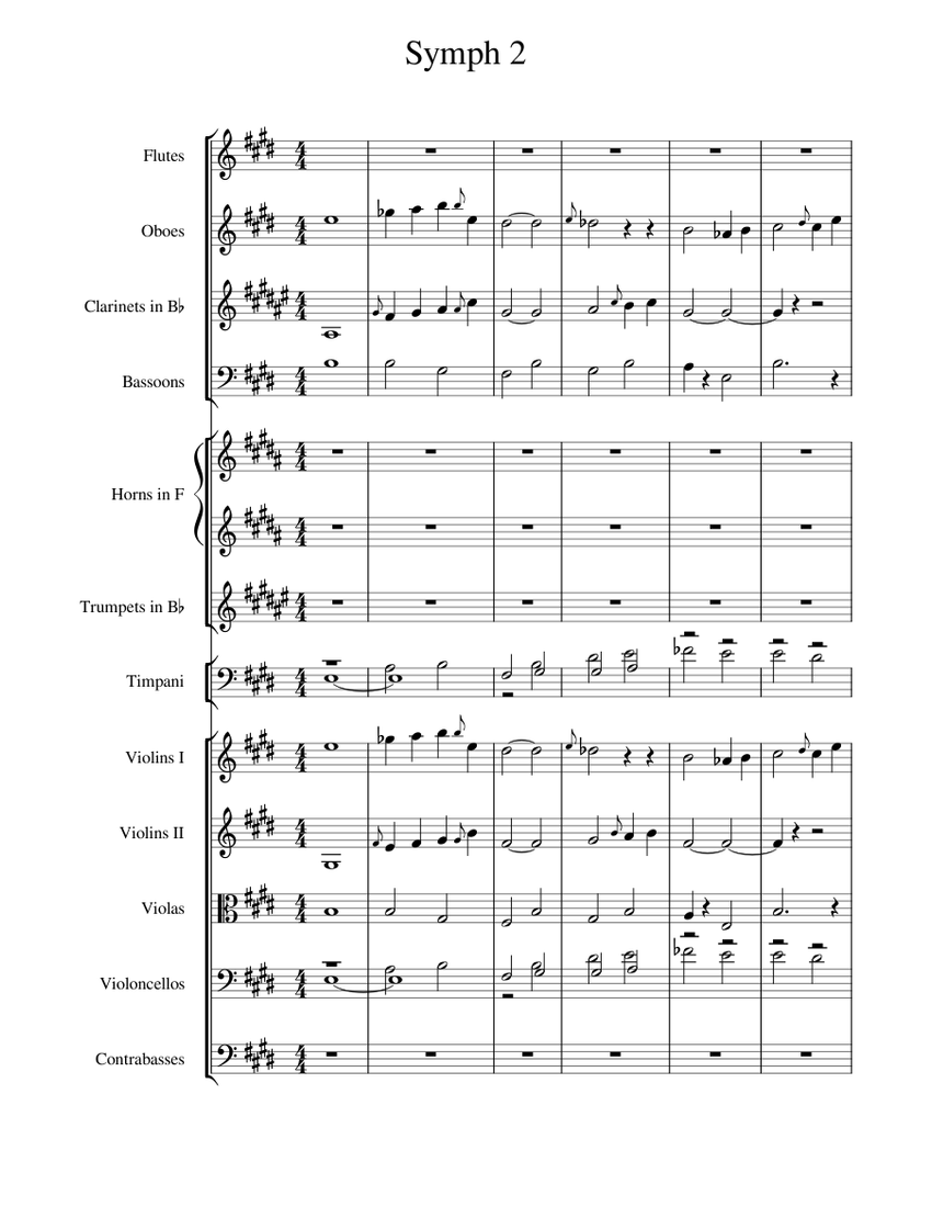 A Touch Of Klezmer Sheet music for Flute, Oboe, in bflat