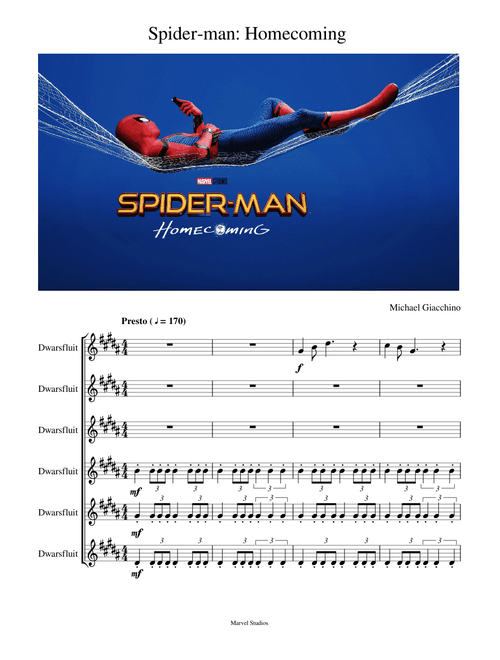 Spider-man: Homecoming (Flute Sextet)