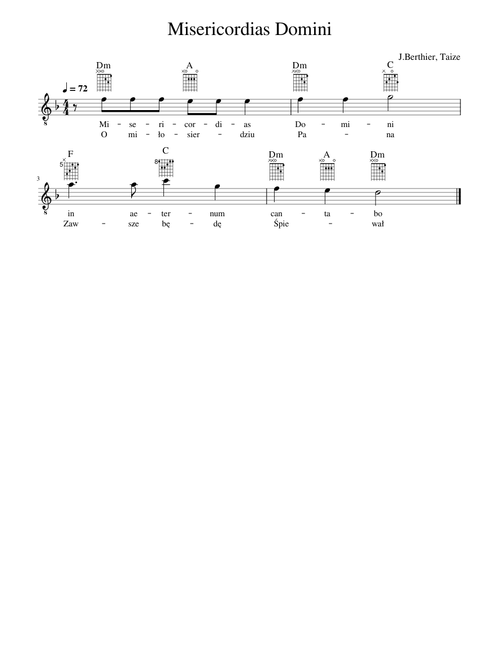 Misericordias Domini