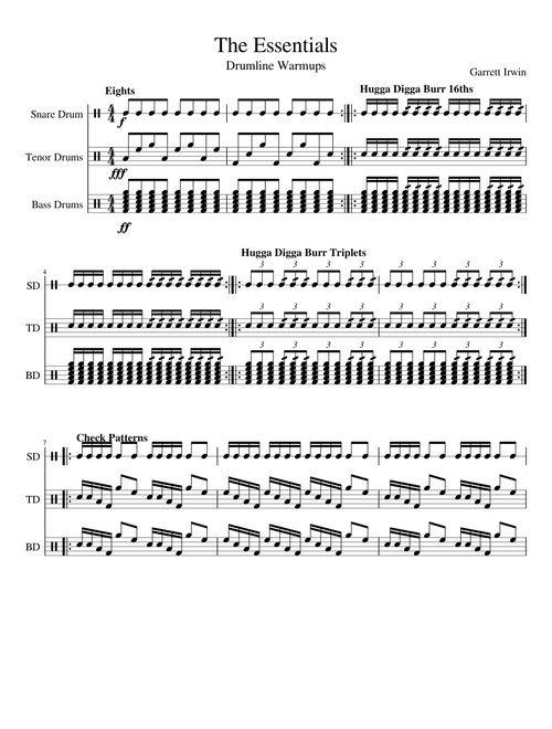 Essential Drumline Warmups
