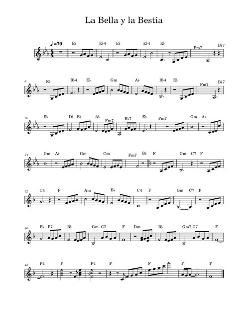 La Bella y la Bestia. – Alan Menken -  Howard Ashman