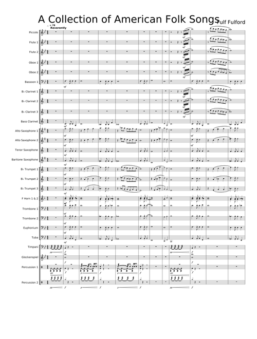 A Collection of American Folk Songs