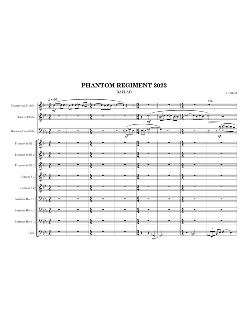 PHANTOM REGIMENT 2023 |BALLAD|