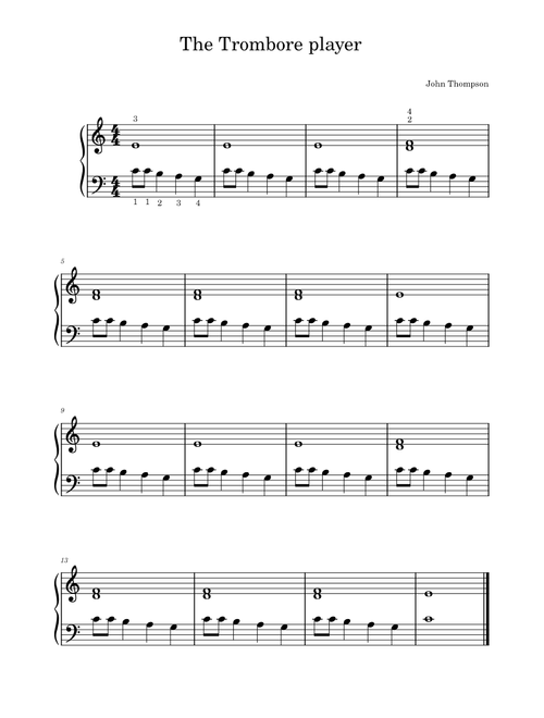 The Trombore player – John Thompson