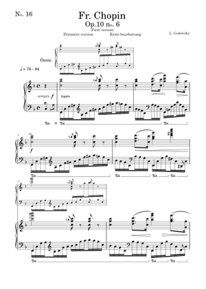 L. Godowsky - study no.1 Sheet Music for Piano (Solo) | MuseScore.com