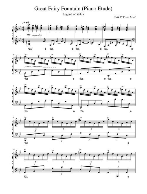 Great Fairy Fountain (Piano Etude)