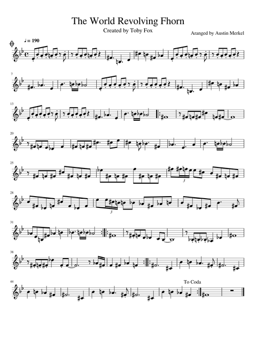 World Revolving French Horn