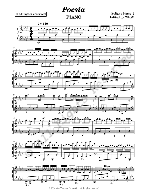 ¶0℮$!@ - $⨏ℕ℮ ¶mⓇt - ( Piano Solo Piece )