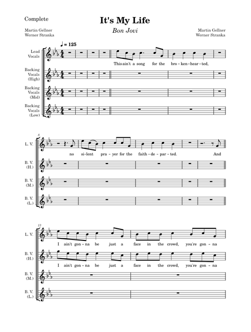 It's My Life – Bon Jovi