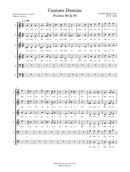 Cantate Domino – Claudio Monteverdi