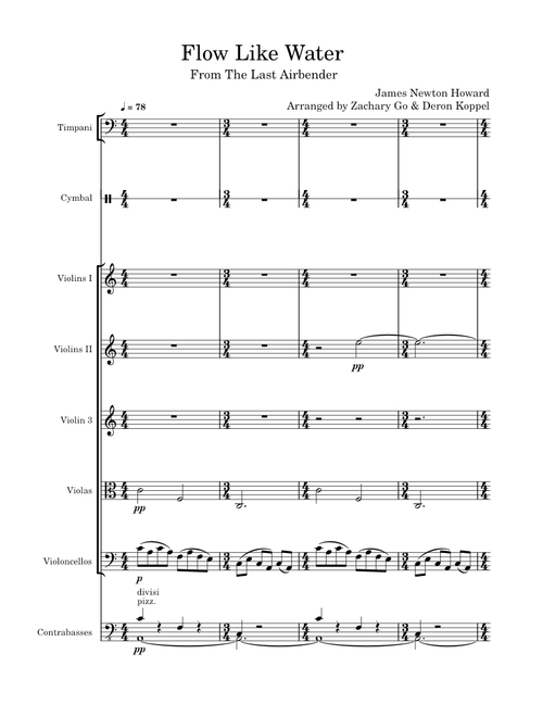Flow Like Water – James Newton Howard Flow Like Water
