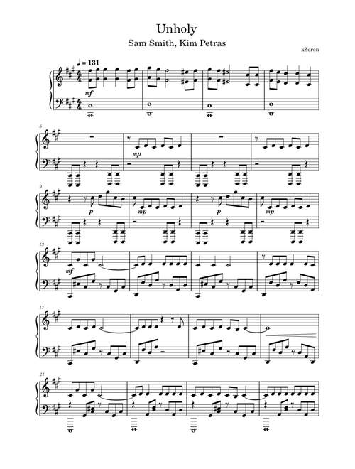 Unholy - Sam Smith, Kim Petras