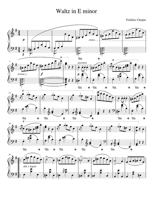 Waltz in E minor
