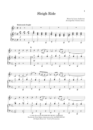 Play Official version of Sleigh Ride Sheet Music by Leroy Anderson for ...