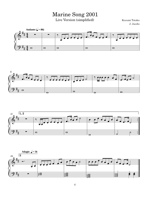 Animal Crossing Marine Song – Kazumi Totaka