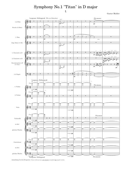 Symphony No. 1 in D Major ("Titan") (I.) – Gustav Mahler